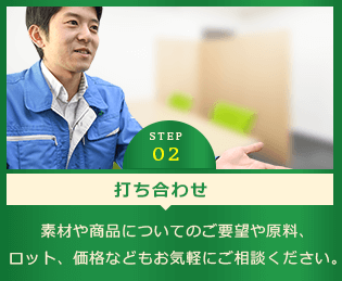 打ち合わせ